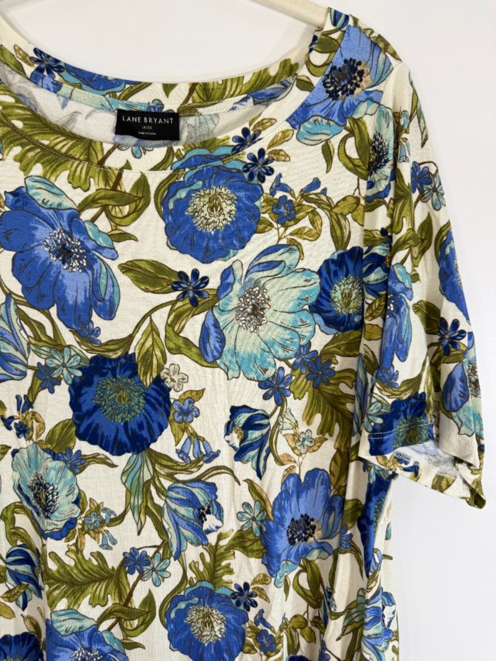 New Lane Bryant Blouse Womens 18 20 Plus Size Max Swing Perfect Sleeve Tunic Top - Picture 3 of 15